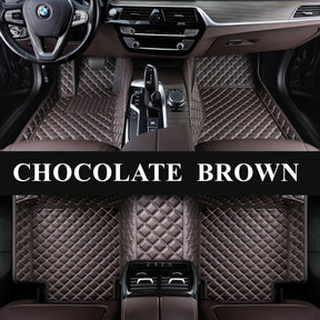 Carvigor Diamond Stitching Custom Luxury Car Mats Set