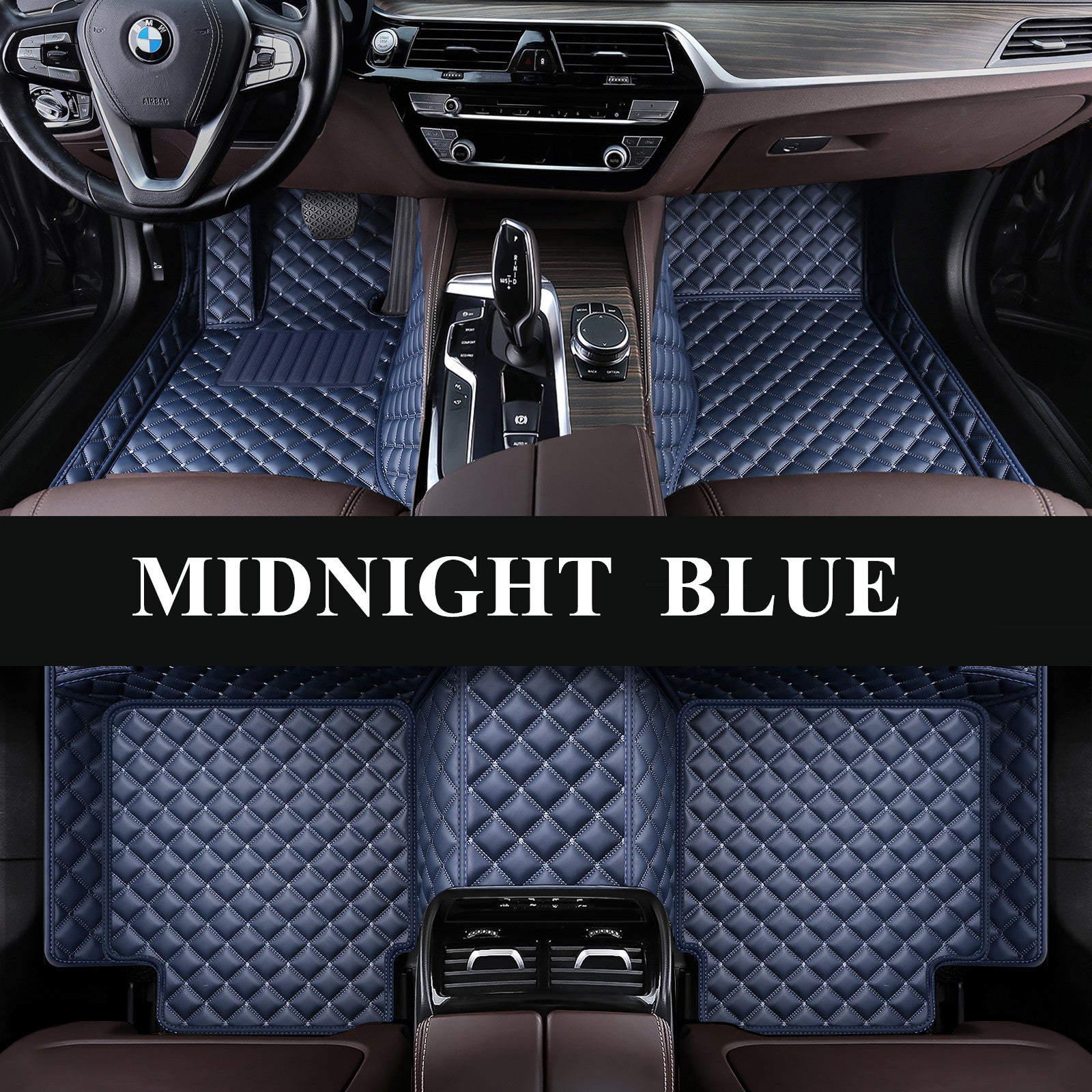 Carvigor Diamond Stitching Custom Luxury Car Mats Set