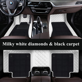 Carvigor Diamond Double Layer Luxury Car Mats Set